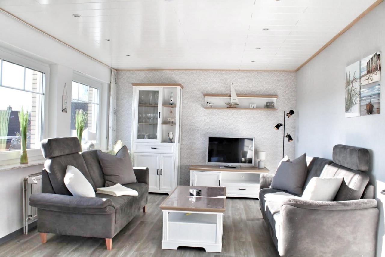 Nordsee Anker Unsere Moderne 87 Qm Ferienwohnung Mit Zwei Schlafzimmer In Norden Ortsteil Ostermarsch Exterior photo
